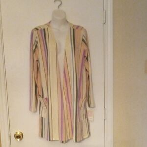 Lularoe Knit Striped Jacket